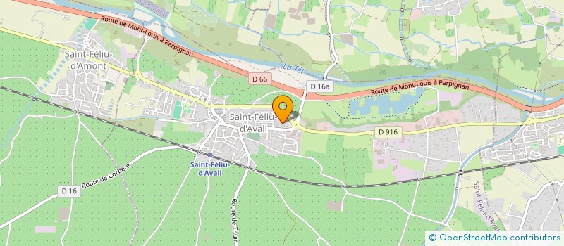 localisation de l'entreprise MONSIEUR LAURENT GUILLOT  SAINT-FELIU-D'AVALL