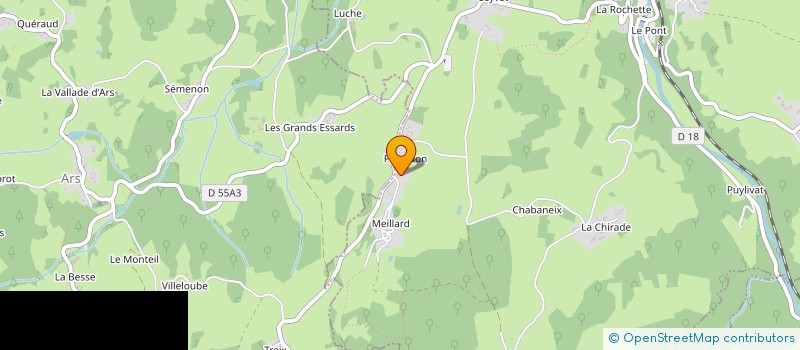 localisation de l'entreprise MONSIEUR LAURENT GUILLOT  SAINT-MEDARD-LA-ROCHETTE