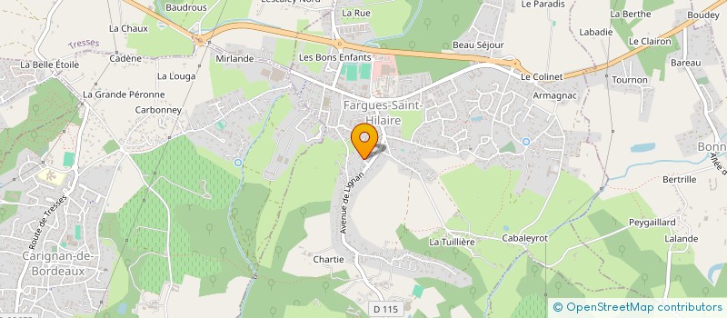 localisation de l'entreprise MONSIEUR LAURENT GUILLOT  FARGUES-SAINT-HILAIRE