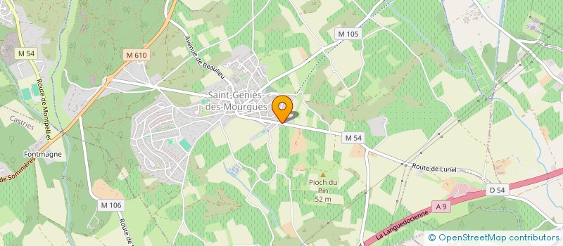 localisation de l'entreprise MONSIEUR LAURENT GUILLOUX  SAINT-GENIES-DES-MOURGUES