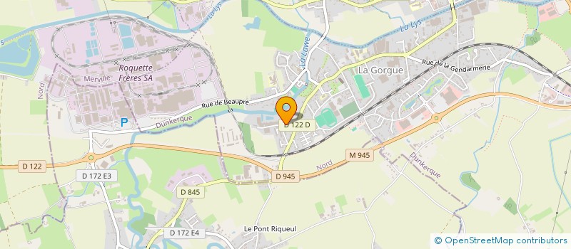 localisation de l'entreprise MONSIEUR LAURENT GUIMARD  LA GORGUE