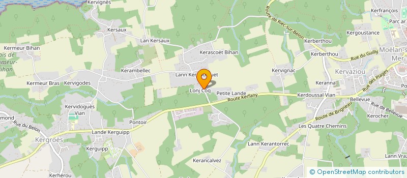 localisation de l'entreprise MONSIEUR LAURENT GUINAMARD  MOELAN-SUR-MER