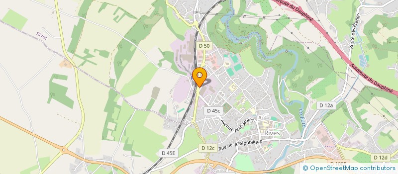 localisation de l'entreprise MONSIEUR LAURENT GUINARD à RIVES