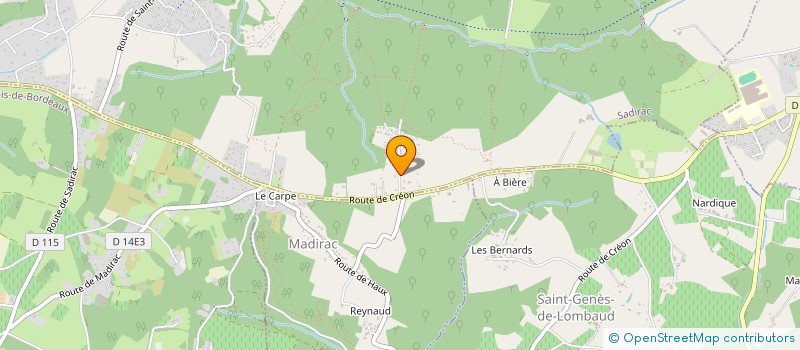 localisation de l'entreprise MONSIEUR LAURENT GUIONNEAU  SADIRAC