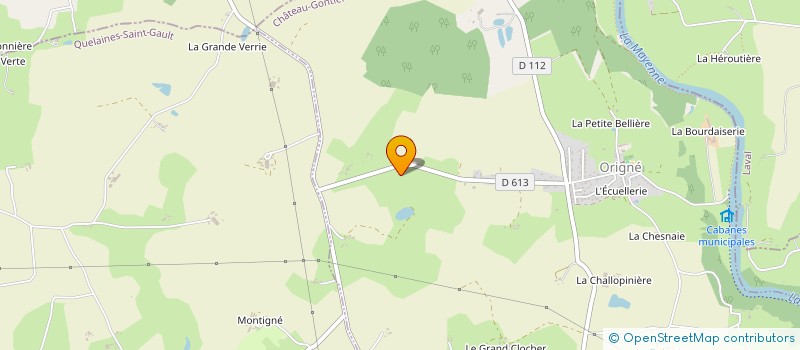 localisation de l'entreprise MONSIEUR LAURENT GUIOUILLIER  PEUTON