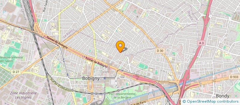 localisation de l'entreprise MONSIEUR LAURENT GUIRLIN  BOBIGNY