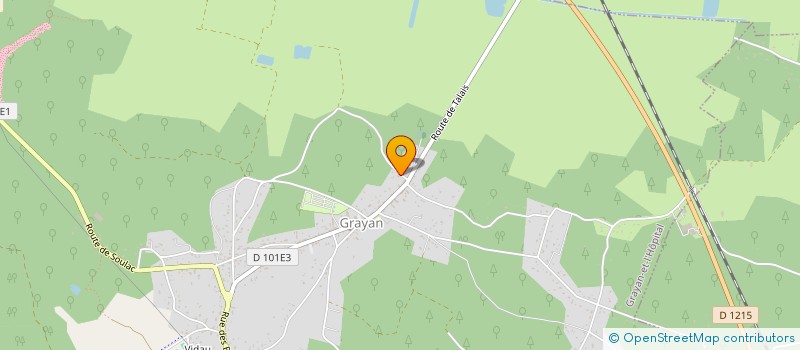 localisation de l'entreprise MONSIEUR LAURENT GUISEPPIN  GRAYAN-ET-L'HOPITAL