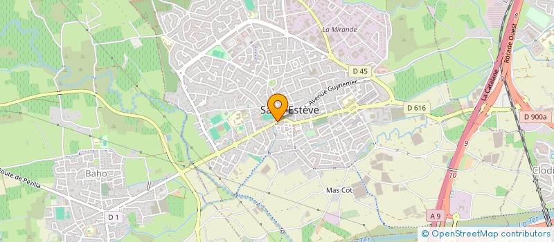 localisation de l'entreprise MONSIEUR LAURENT GUITER  ST ESTEVE