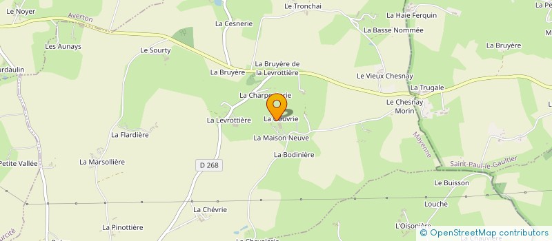 localisation de l'entreprise MONSIEUR LAURENT GUITTET à SAINT-AUBIN-DU-DESERT