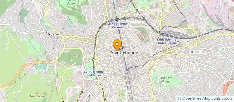 localisation de l'entreprise MONSIEUR LAURENT GUYOT à SAINT-ETIENNE