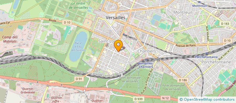 localisation de l'entreprise MONSIEUR LAURENT GUYOT à VERSAILLES