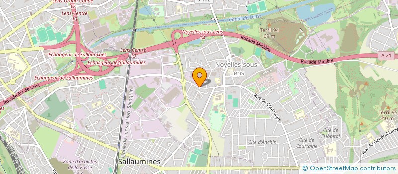 localisation de l'entreprise MONSIEUR LAURENT GYSELINCK  NOYELLES-SOUS-LENS