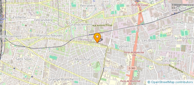 localisation de l'entreprise MONSIEUR LAURENT HAGEGE  VILLEURBANNE