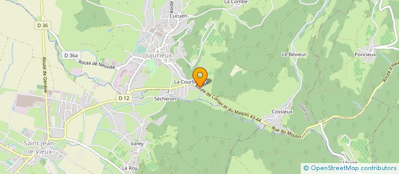 localisation de l'entreprise MONSIEUR LAURENT HAIRABEDIAN à JUJURIEUX
