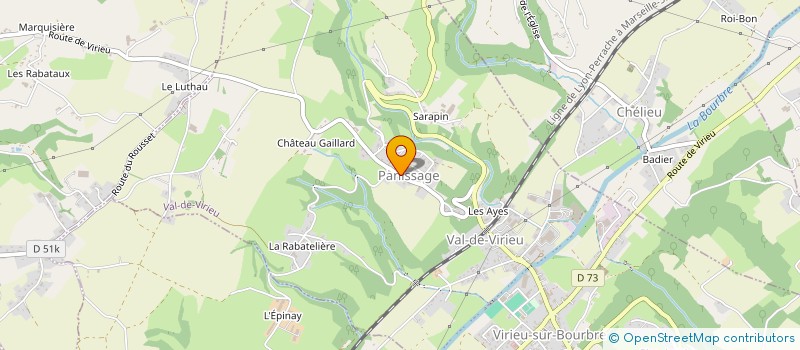 localisation de l'entreprise MONSIEUR LAURENT HALBERT  VAL-DE-VIRIEU