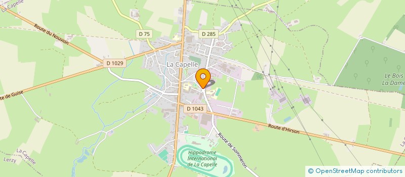 localisation de l'entreprise MONSIEUR LAURENT HALLIER  LA CAPELLE