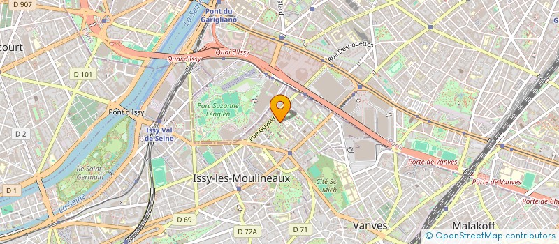 localisation de l'entreprise MONSIEUR LAURENT HAMET à ISSY-LES-MOULINEAUX
