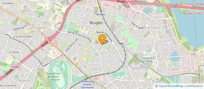 localisation de l'entreprise MONSIEUR LAURENT HAMON  BRUGES