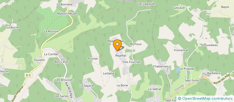 localisation de l'entreprise MONSIEUR LAURENT HANNOIS à CHAMPCEVINEL