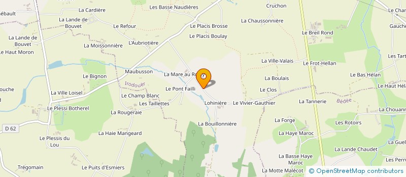 localisation de l'entreprise MONSIEUR LAURENT HARDY à IRODOUER