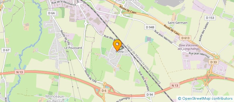 localisation de l'entreprise MONSIEUR LAURENT HASLEY  SAINT-MARTIN-DES-ENTREES