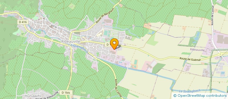 localisation de l'entreprise MONSIEUR LAURENT HASSE  RIBEAUVILLE