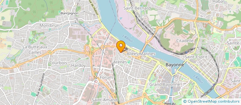 localisation de l'entreprise MONSIEUR LAURENT HATEZ  BAYONNE