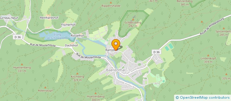 localisation de l'entreprise MONSIEUR LAURENT HAURY  BAERENTHAL