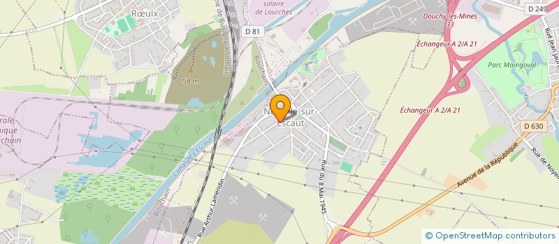 localisation de l'entreprise MONSIEUR LAURENT HAVEZ  NEUVILLE-SUR-ESCAUT