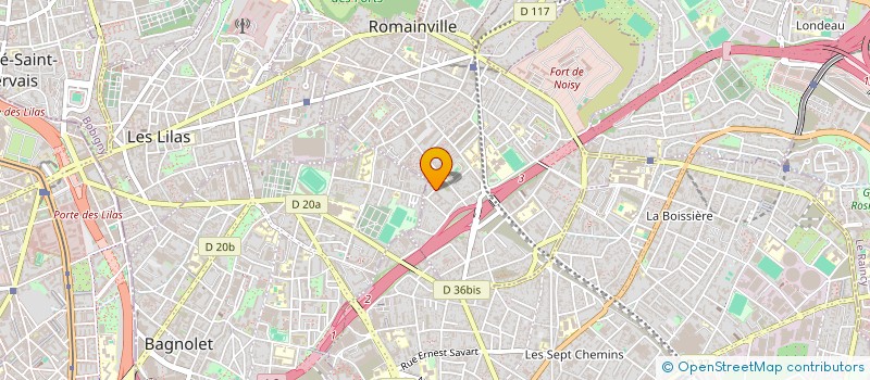 localisation de l'entreprise MONSIEUR LAURENT HAYAT à ROMAINVILLE
