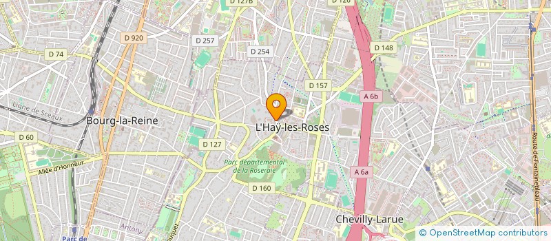 localisation de l'entreprise MONSIEUR LAURENT HAZAROSOFF  L'HAY-LES-ROSES