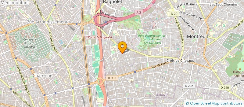 localisation de l'entreprise MONSIEUR LAURENT HAZIZA à BAGNOLET