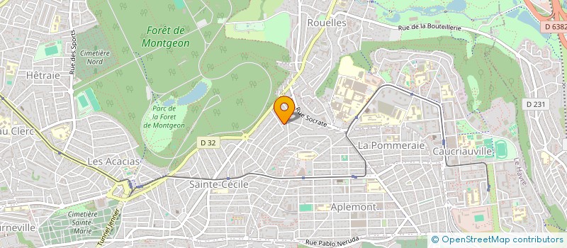 localisation de l'entreprise MONSIEUR LAURENT HEBERT  LE HAVRE