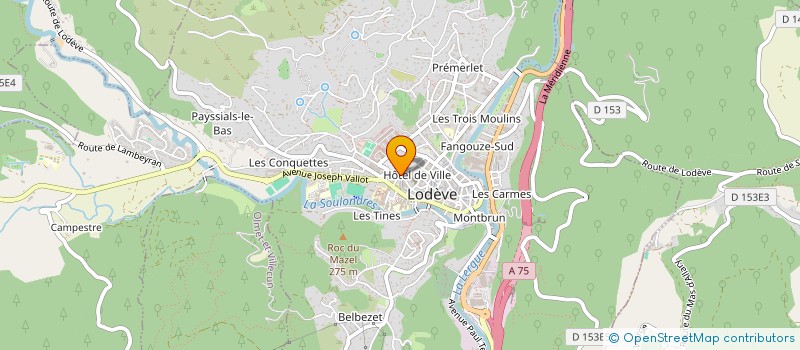 localisation de l'entreprise MONSIEUR LAURENT HEILIGER  LODEVE