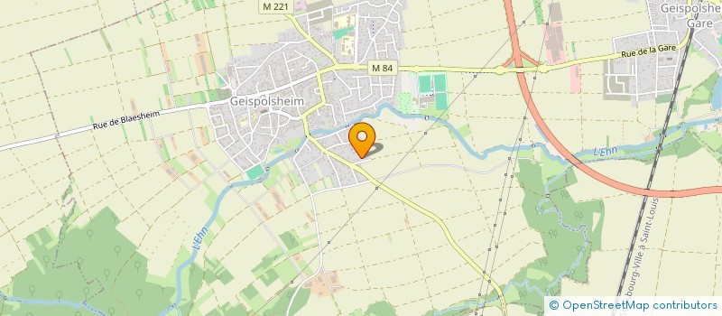 localisation de l'entreprise MONSIEUR LAURENT HEITZ  GEISPOLSHEIM