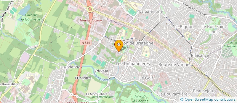 localisation de l'entreprise MONSIEUR LAURENT HELMER ET MADAME SONIA YVINEC  SAINT-HERBLAIN