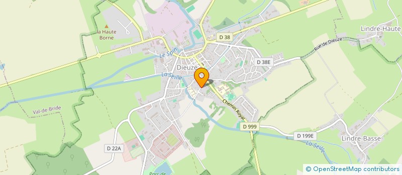 localisation de l'entreprise MONSIEUR LAURENT HENNE  DIEUZE