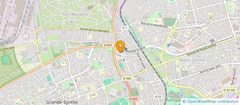 localisation de l'entreprise MONSIEUR LAURENT HENNEQUIN à DUNKERQUE