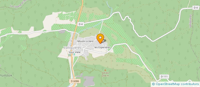 localisation de l'entreprise MONSIEUR LAURENT HENRY  VALLIGUIERES