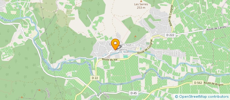 localisation de l'entreprise MONSIEUR LAURENT HERBELET  MONTFORT-SUR-ARGENS