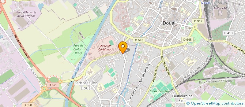 localisation de l'entreprise MONSIEUR LAURENT HERCHEUX  LAMBRES-LEZ-DOUAI