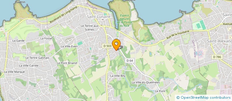 localisation de l'entreprise MONSIEUR LAURENT HERCOUET  SAINT-LUNAIRE