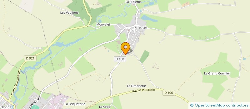 localisation de l'entreprise MONSIEUR LAURENT HERISSON à CHOUE