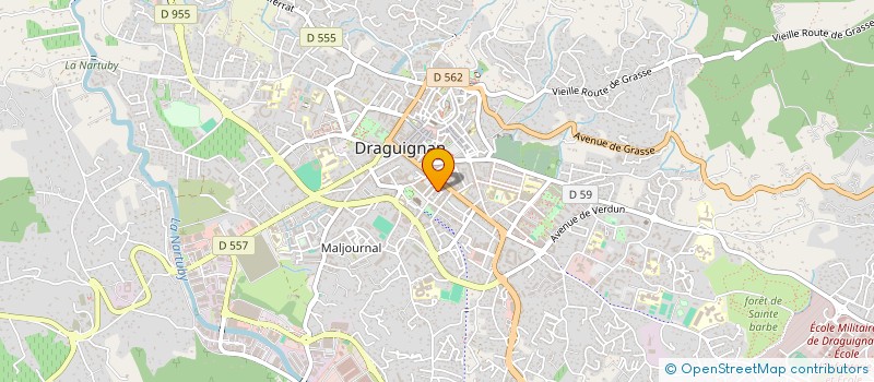 localisation de l'entreprise MONSIEUR LAURENT HERMANS  DRAGUIGNAN