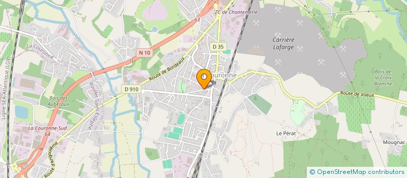 localisation de l'entreprise MONSIEUR LAURENT HERVY  LA COURONNE