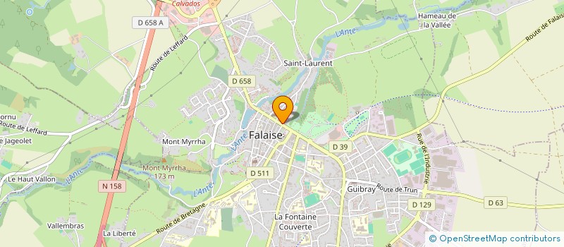 localisation de l'entreprise MONSIEUR LAURENT HERZHAFT à FALAISE
