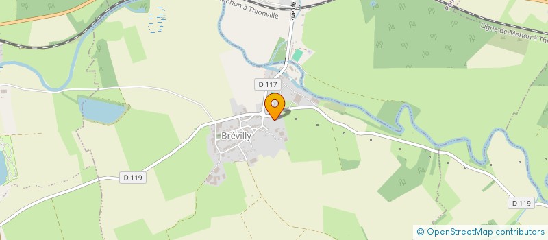 localisation de l'entreprise MONSIEUR LAURENT HESBERICK  BREVILLY