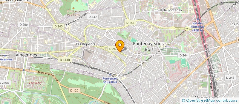 localisation de l'entreprise MONSIEUR LAURENT HESS à FONTENAY-SOUS-BOIS