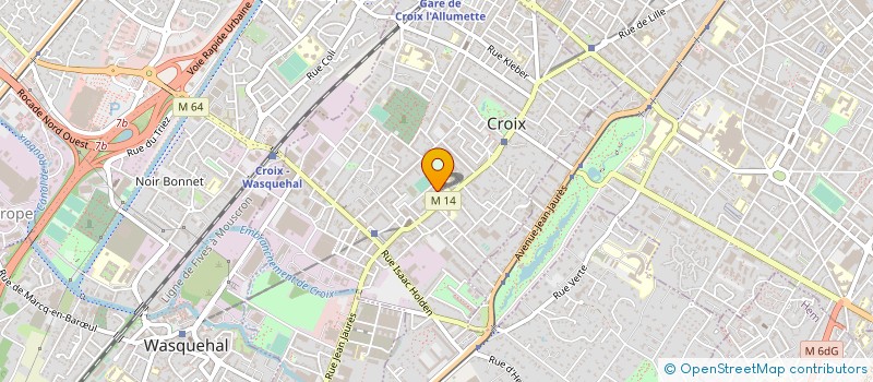 localisation de l'entreprise MONSIEUR LAURENT HILAIRE à CROIX