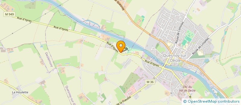 localisation de l'entreprise MONSIEUR LAURENT HILBIG à QUESNOY-SUR-DEULE